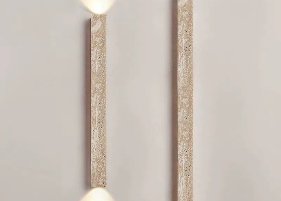 Yellow stone led wall lamp home decorative for project