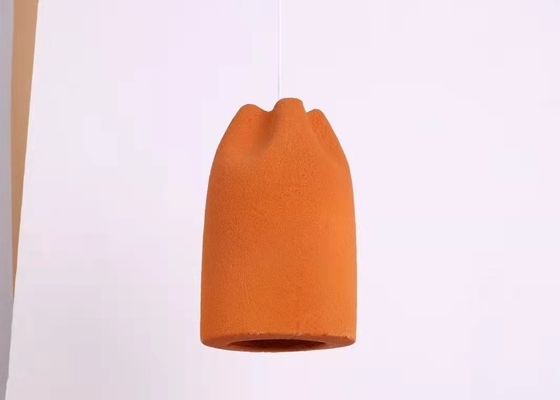 Cement and concrete and resin orange yellow handmake contemporary pendant lamp