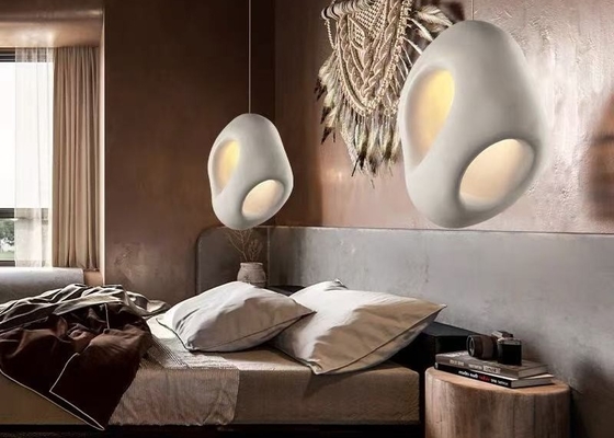 Cement and concrete and resin light fixtures travel hotel and house contemporary pendant lamp