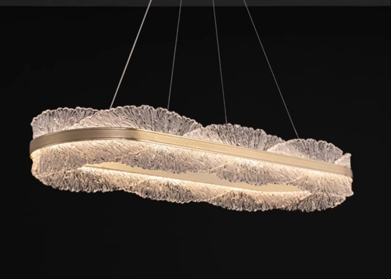 Gold Modern French Design Living Room Light Ambient Lighting Designer Choice led Chandelier