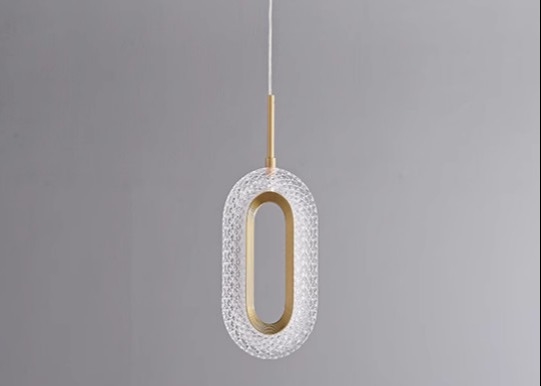 Nordic light luxury living room restaurant entrance chandelier high-end creative bedroom lamp led chandelier full set of home lighting