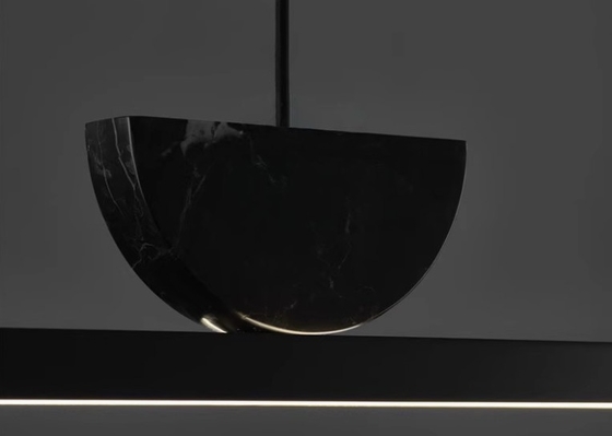 Direct sales new style all-copper bar minimalist strip lamp restaurant marble modern smart all-copper designer office