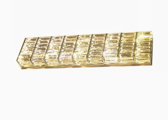 Crystal long wall lamp hotel lobby club hall large long wall lamp villa sales office banquet hall high wall lamp