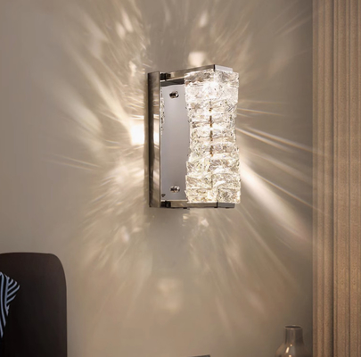Wall lamp crystal living room bedroom TV background wall stairs balcony outdoor waterproof villa wall door lamp