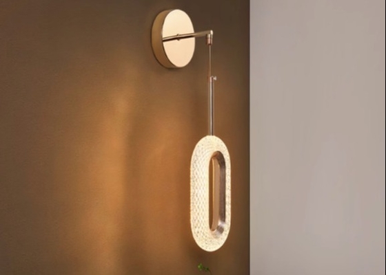 Wall lamp bedroom bedside lamp simple modern living room background wall lamp Nordic light luxury creative villa hotel corridor lamp