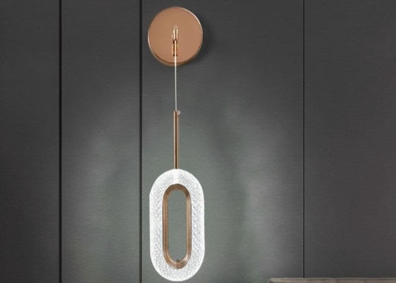 Wall lamp bedroom bedside lamp simple modern living room background wall lamp Nordic light luxury creative villa hotel corridor lamp