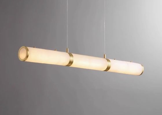 Marble Lamp For Home Decoration Lighting Leather Chandelier For Villa And Project