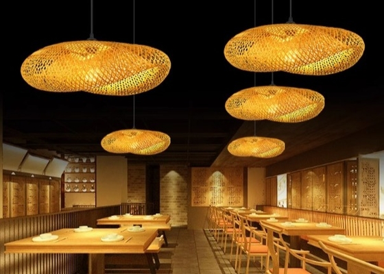 Bamboo Chandelier For Project Rattan Chandelier Retro Art Homestay Tea Room Living Room Bar Rattan Lamp