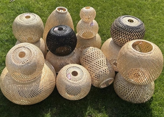 Bamboo Chandelier For Project Rattan Chandelier Retro Art Homestay Tea Room Living Room Bar Rattan Lamp
