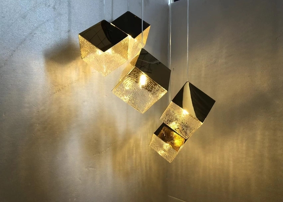 Nordic Light Luxury Chandelier Creative gold hang lamp decorative glass pendant lamp
