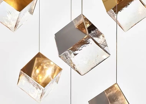 Nordic Light Luxury Chandelier Creative gold hang lamp decorative glass pendant lamp