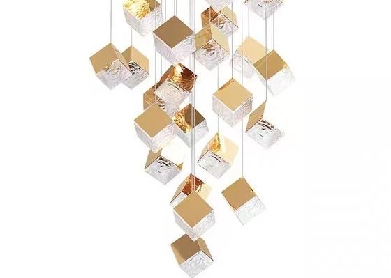 Nordic Light Luxury Chandelier Creative gold hang lamp decorative glass pendant lamp