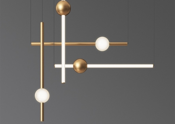 Modern simple creative led chandelier hanging pendant lamp office decorative ceiling pendant lamps