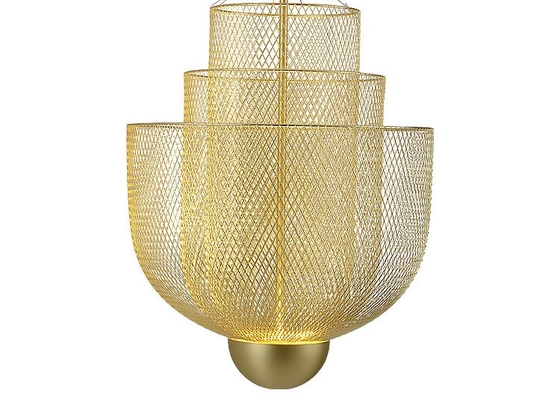Creative modern gold metal ceiling chandelier art decor hanging lamps led pendant light