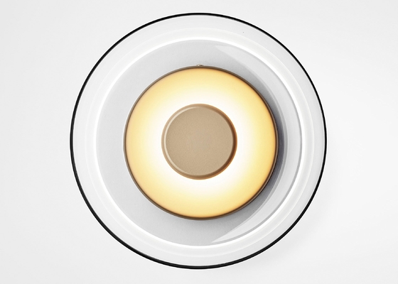 Modern Wall  Indoor Led Bedside Hotel  Gold Small Glass Wall Lamp