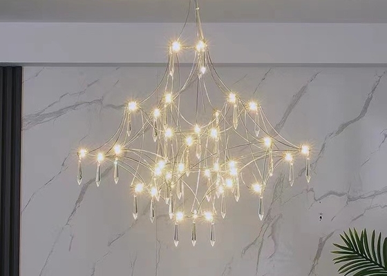 Good Quality Ceiling Handmade lampshade Hanging Lighting Modern Kitchen LED Pendant Chandelier