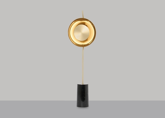 New Designed Cafe Project High Metal Marble Base Reading Room Floor Lamp