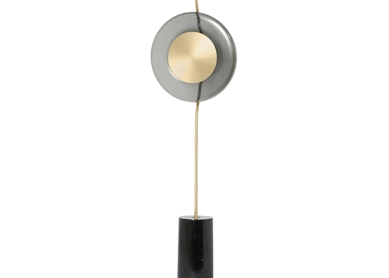New Designed Cafe Project High Metal Marble Base Reading Room Floor Lamp