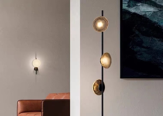 Elegant Home Decor Modern Gold Color Metal Classic LED Floor Lamp For Living Room