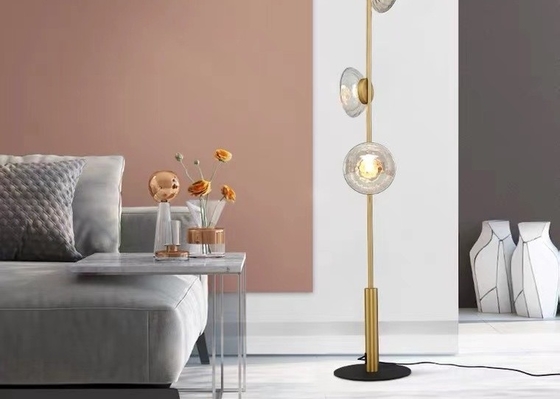 Elegant Home Decor Modern Gold Color Metal Classic LED Floor Lamp For Living Room