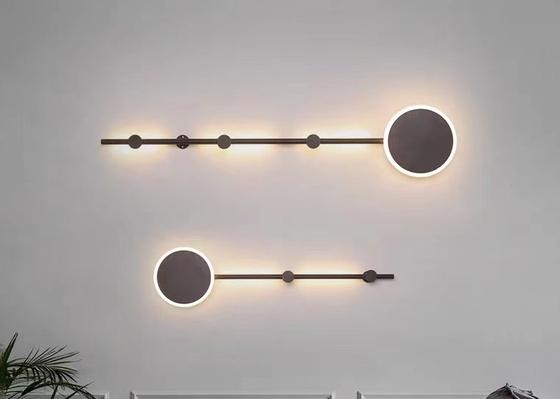 Luxury Design Indoor Decoration Living Room Dining Room Staircase Modern LED Black Wall Lamp