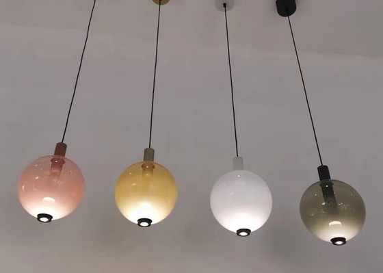 Modern Designer Lamp Decorative Indoor Glass Ball Suspension Light Pendant Lamp