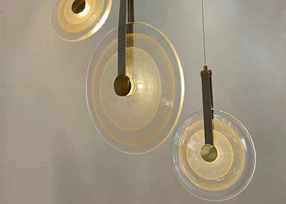 Modern Designer Lamp Decorative Indoor Round Glass Suspension Light Pendant Lamp