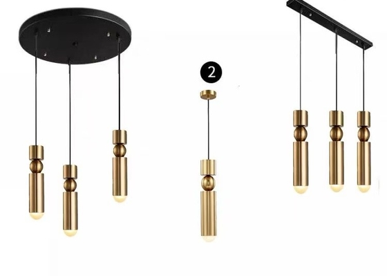 Kitchen Dining Room Bedroom Bedside Lamp Romantic Gold Led Pendant Lamp