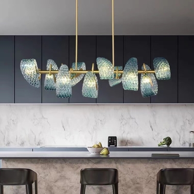 Luxury Hanging Fixture Firework Pendant Lights Led Lighting Modern Flower Glass Wall lamp