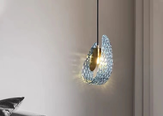 Luxury Hanging Fixture Firework Pendant Lights Led Lighting Modern Flower Glass Wall lamp