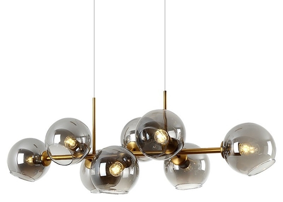 Glass Ball Sinple Style  Living Room Modern LED Chandelier