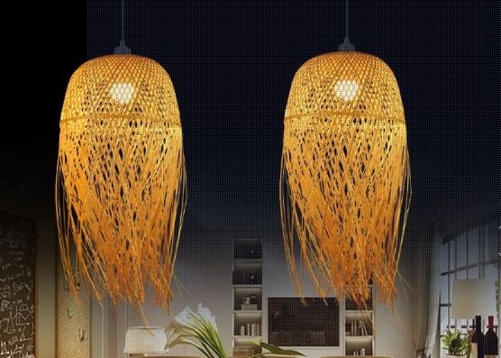 Bamboo Chandelier For Project Rattan Chandelier Retro Art Homestay Tea Room Living Room Bar Rattan Lamp